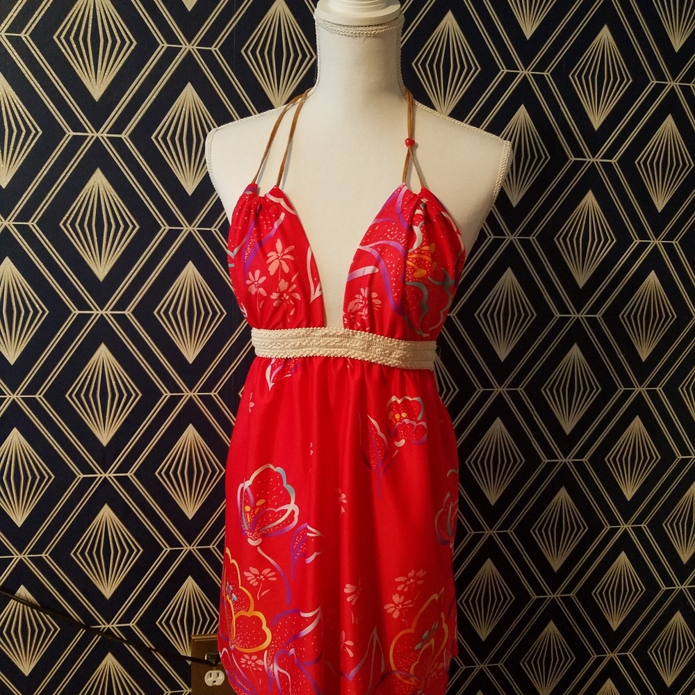 One of a kind - Bohemian halter dress